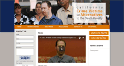 Desktop Screenshot of californiacrimevictims.org